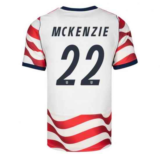 USA 2026 FIFA World Cup Soccer White Jersey Set ( Have Shorts ) Mark McKenzie #22